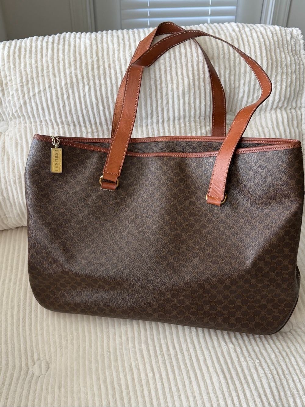Vintage Celine Macadam Tote Bag - Picture 1 of 11